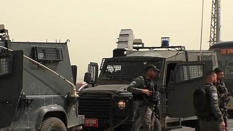 זירת הפיגוע באזור מגידו