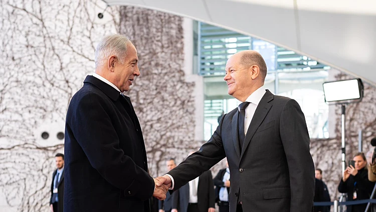 נתניהו בברלין: "ישראל הייתה ותישאר תישאר דמוקרטיה ליברלית"