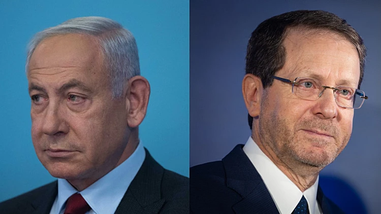 נתניהו נגד הרצוג: אם תהיה מלחמת אזרחים - הדם יהיה על ידיו