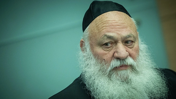 שר הבינוי והשיכון יצחק גולדקנופף