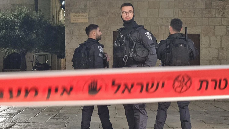 זירת ניסיון הפיגוע בעיר העתיקה