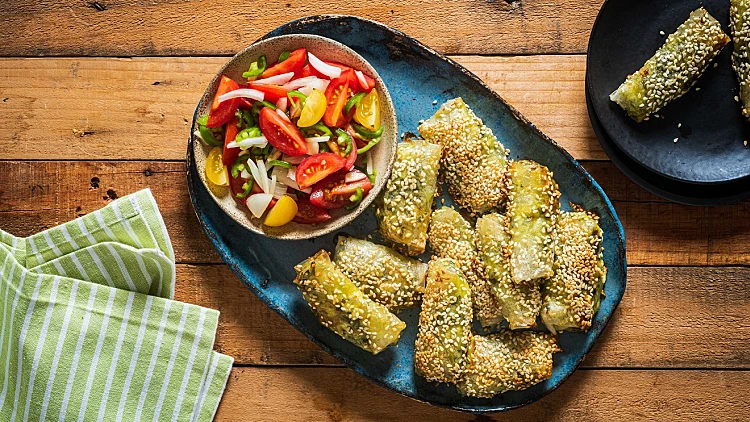 מאפי תרד לפסח, דפי אורז, בורקס דפי אורז