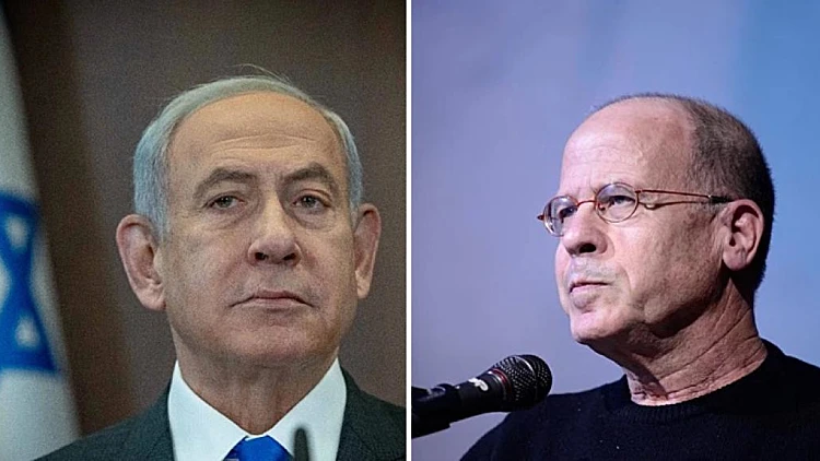 בנימין נתניהו ומאיר שלו