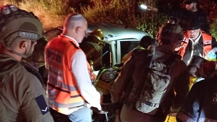 זירת התאונה בלכיש