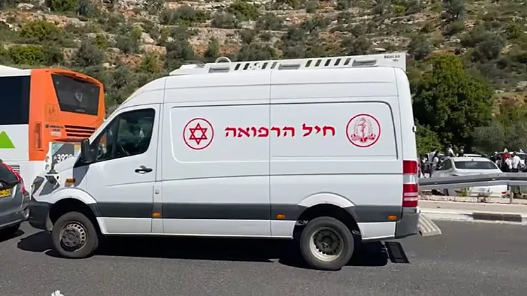אמבולנס בשומרון, צומת המשטרה הבריטית, זירת הפיגוע בבנימין