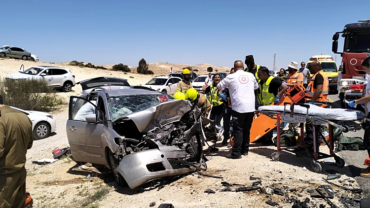 נהגת הרכב הפוגע בתאונה בכביש 40 נעצרה בחשד לנהיגה בשכרות