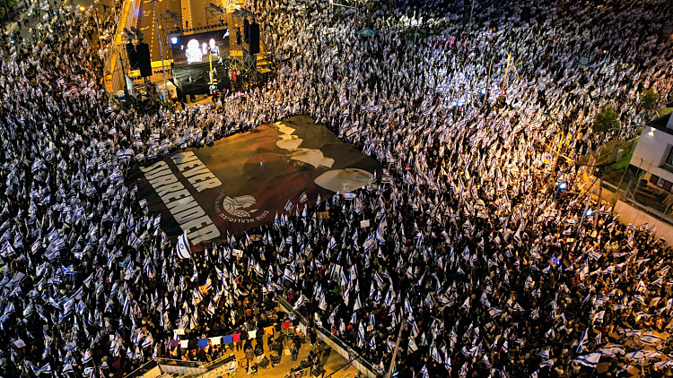שבוע 17 למחאה: כ-209 אלף הפגינו בתל אביב