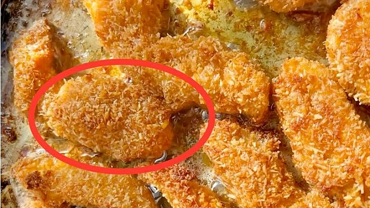 שניצל בציפוי קוקוס טחון