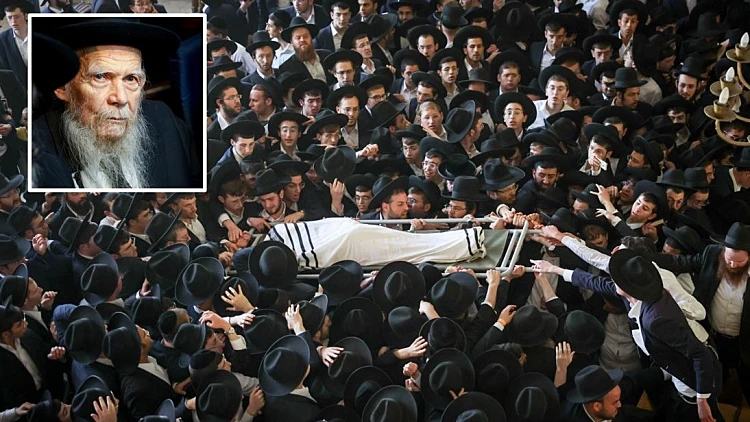 הרב אדלשטיין הובא למנוחות: "גדולותו תשפיע לדורות קדימה"