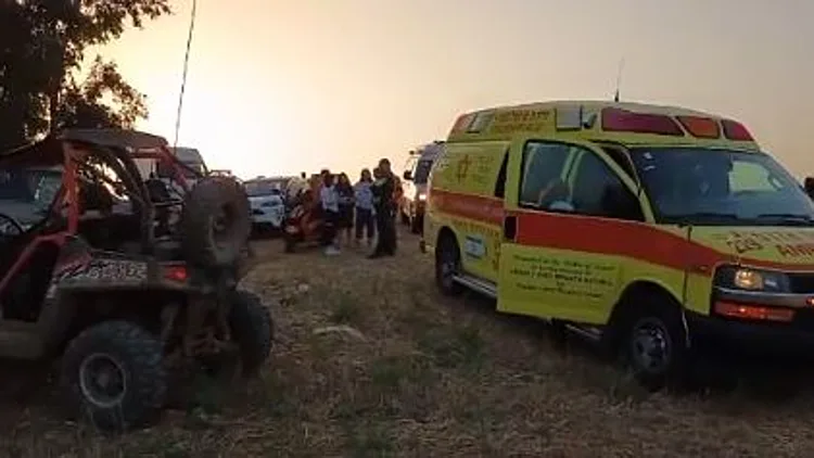 זירת התאונה בלכיש