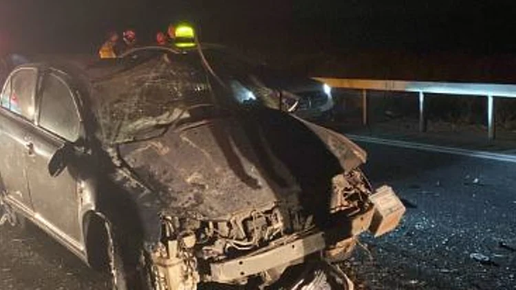 שלושה הרוגים בתאונת דרכים בכביש 6, סמוך לקריית גת
