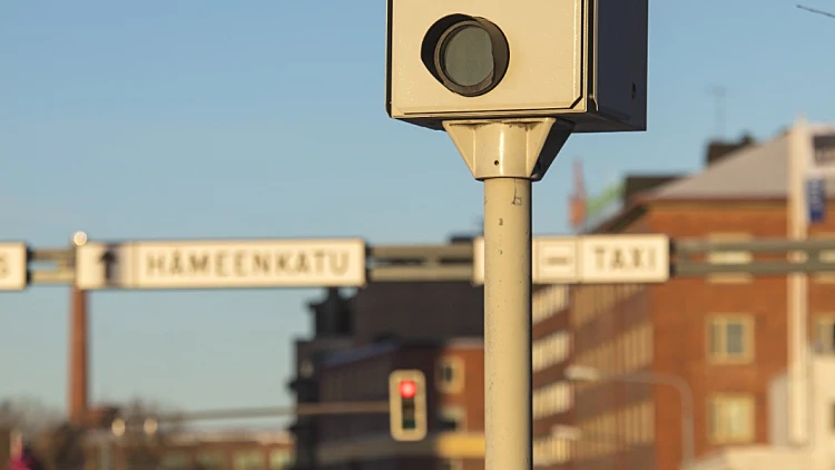 מצלמת מהירות בפינלנד