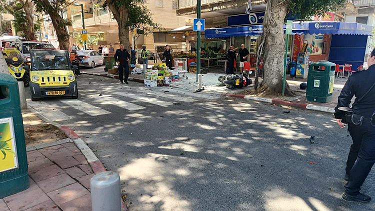 פיצוץ אופנוע ברמת גן: צעיר כבן 28 נפצע קשה