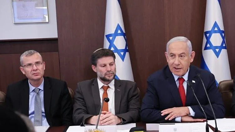 נתניהו, לוין וסמוטריץ'. ארכיון