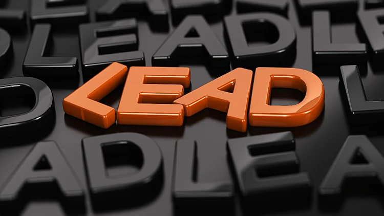 Focus Orange Word Lead With Ma