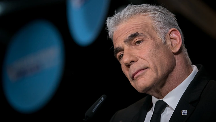 לפיד לחברי קונגרס: "אתנגד להסכם הכולל העשרת אורניום בסעודיה"