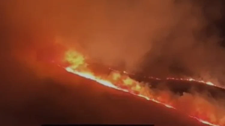 שריפת ענק בגלבוע, בתים בקיבוץ חפציבה פונו