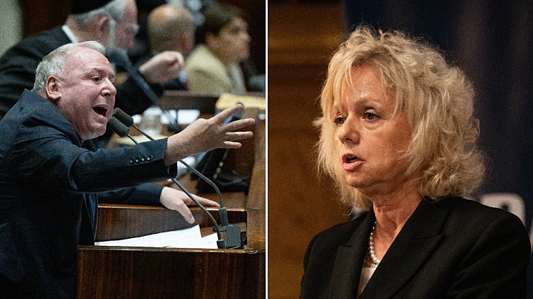 אמסלם על היועמ"שית: "האדם הכי מסוכן בארץ"; גנץ: "התרת דם"