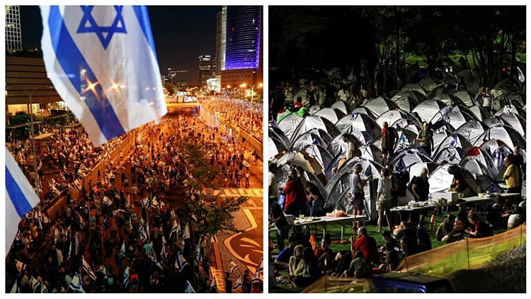 כ-260 אלף הפגינו ברחבי הארץ; "עיר אוהלים" מול הכנסת