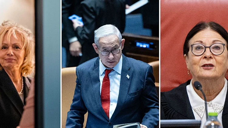 אסתר חיות, בנימין נתניהו וגלי בהרב-מיארה