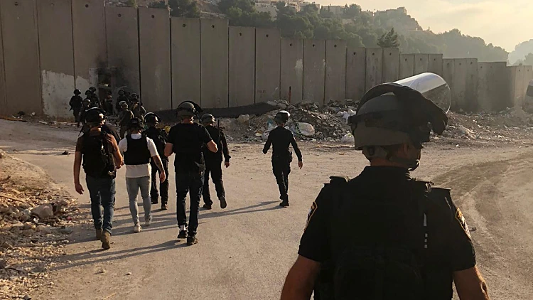 פעילות השוטרים בשועפאט