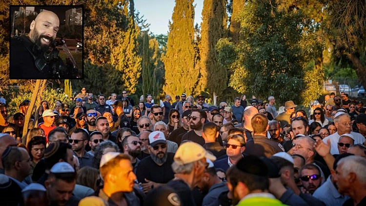 חן אמיר שנרצח בפיגוע בת"א הובא למנוחות: "הגיבור הפרטי שלנו"