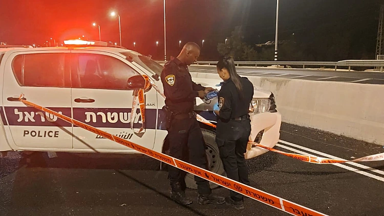 רהט, זירת הרצח הכפול ליד מחלף להבים בכביש 40