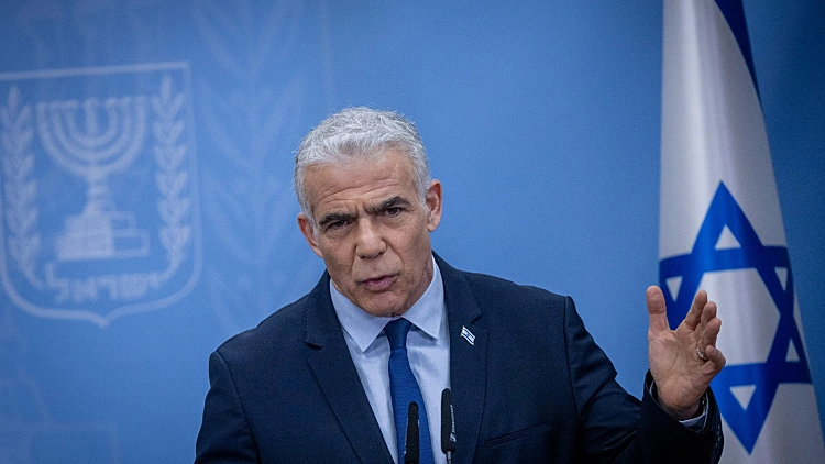 ראש האופוזיציה יאיר לפיד