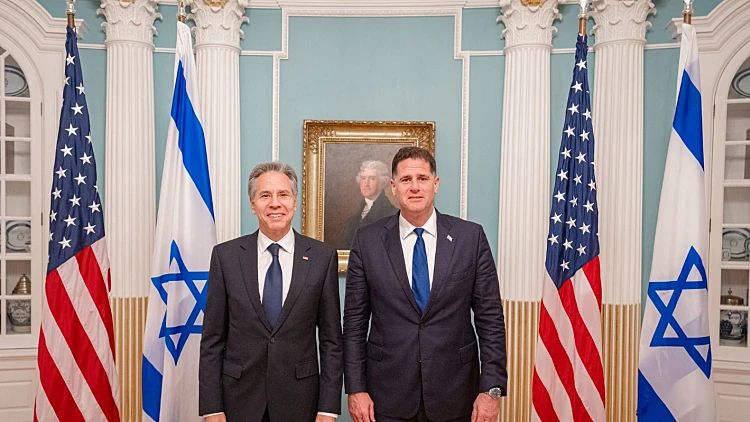 נמשכים המגעים: בלינקן נפגש עם דרמר - ושוחח עם שר החוץ הסעודי