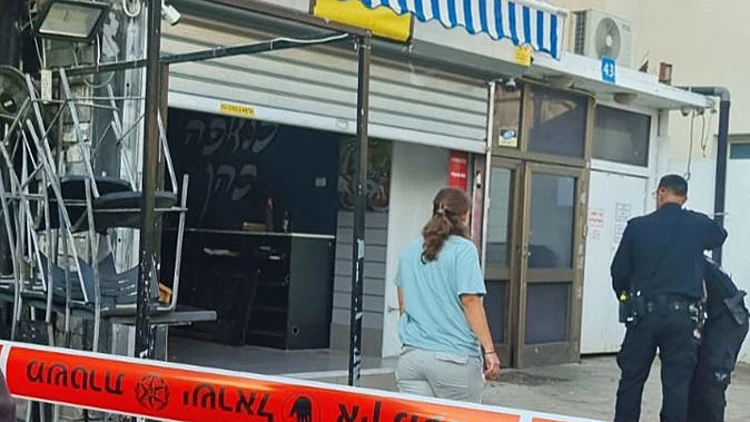 זירת הירי בתל אביב