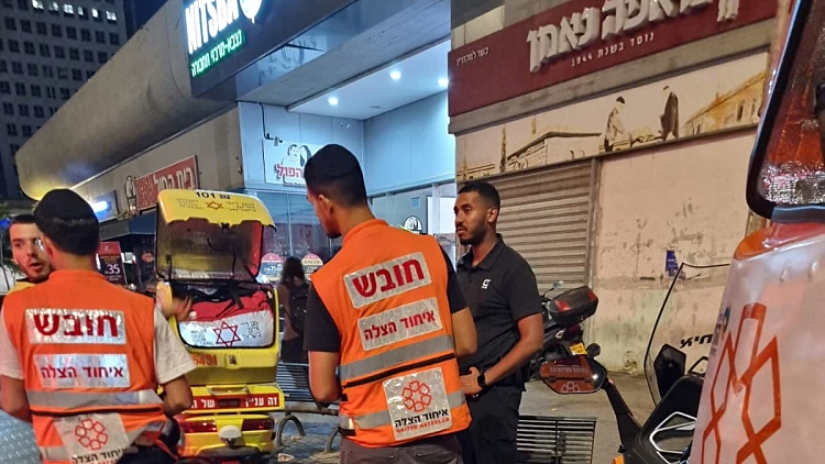 זירת הדקירה בבאר שבע