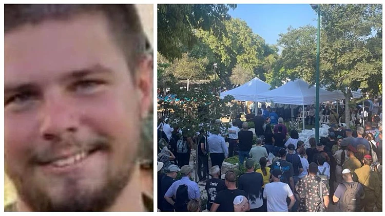 אלפים בהלוויית הלוחם שנהרג בפיגוע הדריסה: "דוגמה ומופת"