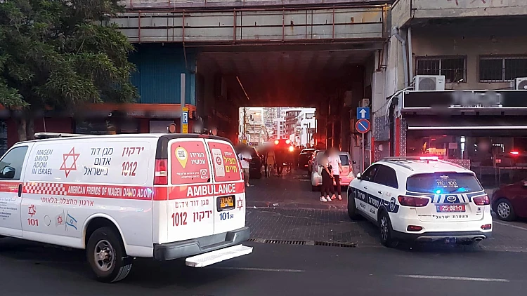 זירת הירי במועדון בתל אביב