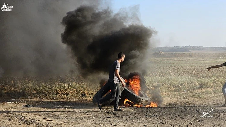 האימונים והמהומות על הגדר: תיעוד מנחל עוז - שבוע לפני המלחמה