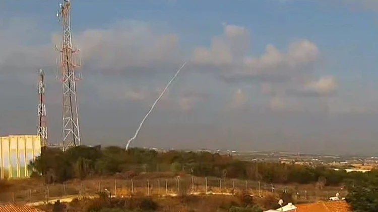 רקטות שוגרו לים במסגרת תרגיל בעזה, צבע אדום הופעל בעוטף