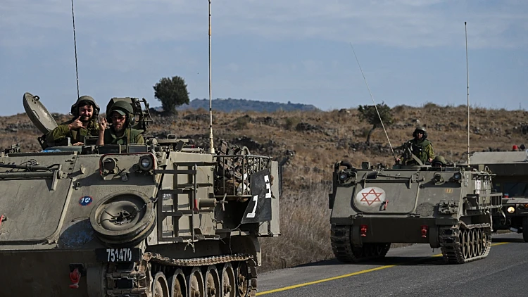 כוחות מילואים מתאמנים בגולן לקראת ירידה לרצועת עזה