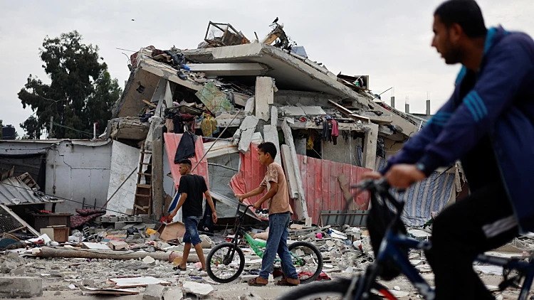 הרס בחאן יונס, רצועת עזה