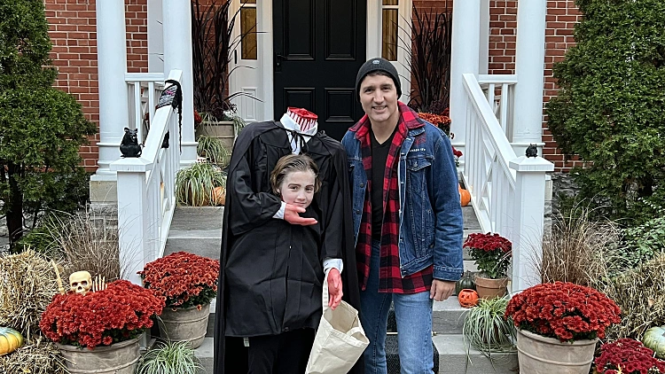 ג'סטין טרודו ובנו