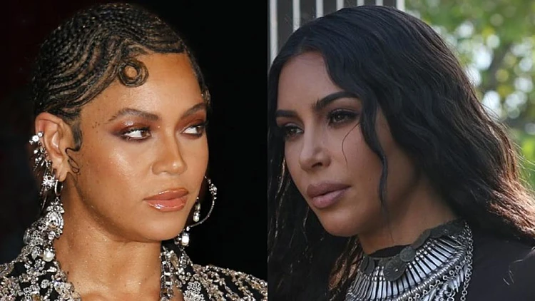 קים קרדשיאן וביונסה. שאטרסטוק