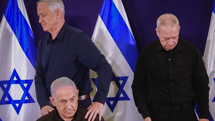 נתניהו, גלנט וגנץ