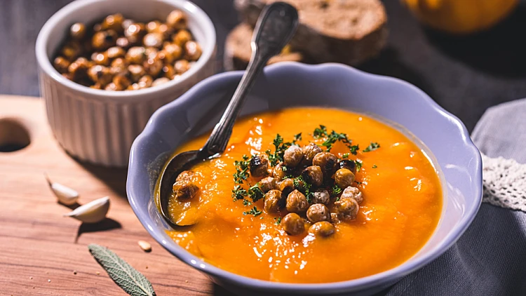 מרק דלעת חומווס