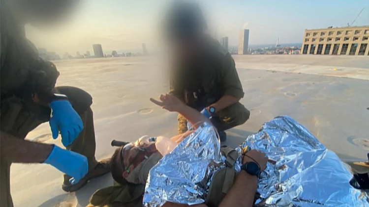 "הבנתי שאני הולך למות": כך ניצל הלוחם שנפצע קשה מרסיס בצווארו