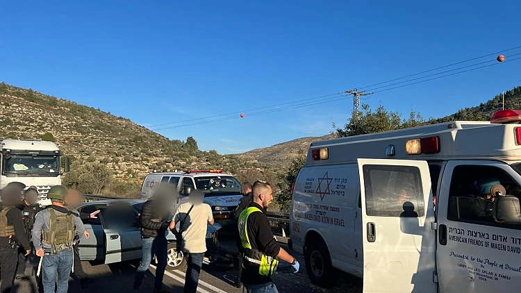 שני פיגועים תוך שעות בבנימין: גבר כבן 30 נרצח, אישה נפצעה אנושות