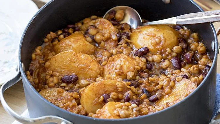 חמין, סחינה, צ'ולנט