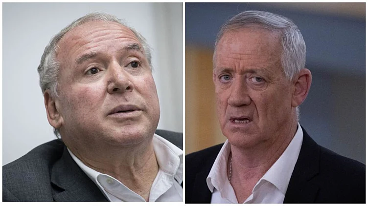 אמסלם האשים בהדלפות, גנץ צעק עליו: "תשלח אותי לפוליגרף"