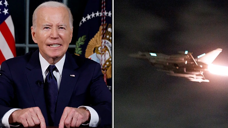 הנשיא ג'ו ביידן תקיפות במזרח התיכון
