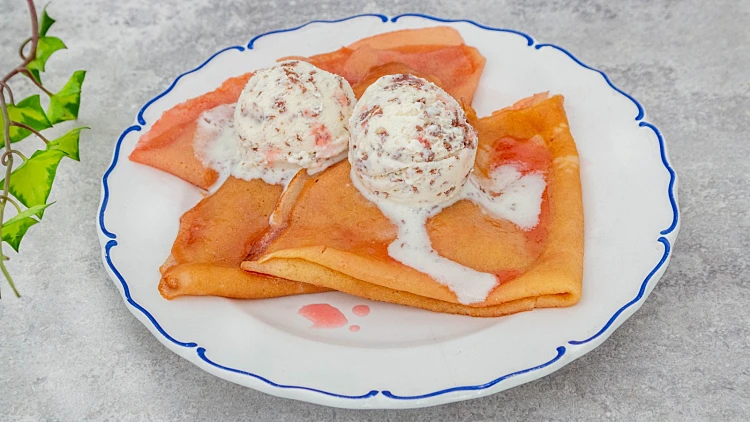 קרפ סוזט ברוטב חמוציות