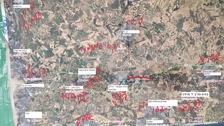 בסיסים ושטחי כינוס: המפה של מחבלי הנוח'בה ב-7 באוקטובר