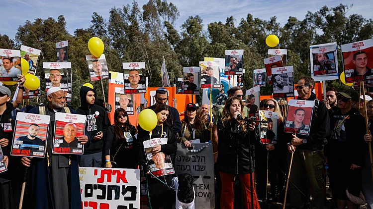 היום ה-3 לצעדת משפחות החטופים: "חובתנו לוודא שהם חוזרים"