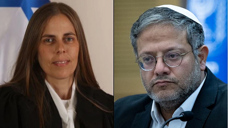 לאחר שהגישה נגדו כתב אישום: בן גביר פועל למנוע קידום שופטת